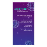 El fiesta de 2012 de los fuegos artificiales Años  Tarjetas Fotograficas Personalizadas