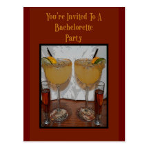 El fiesta de Bachelorette invita a la postal