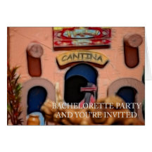 El fiesta de Bachelorette invita a la tarjeta