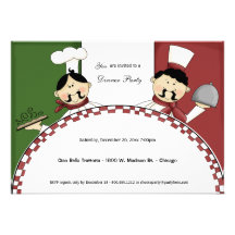 El fiesta de cena caprichoso del cocinero invita invitación