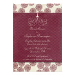 El fiesta de ducha nupcial elegante elegante del v invitacion personalizada