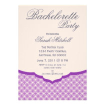 El fiesta elegante atractivo de Bachelorette invit invitaciones
