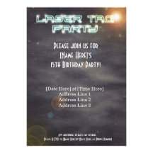 El fiesta negro de la etiqueta del laser invita anuncio