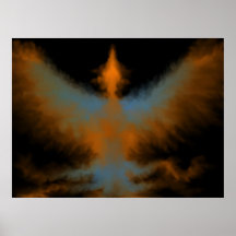 El flamear Phoenix Impresiones