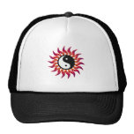 El flamear Yin Yang Sun Gorros Bordados