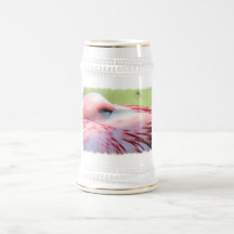 El flamenco empluma la cerveza Stein Tazas