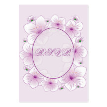 El flor de la lavanda florece RSVP romántico Minic Tarjeta De Visita