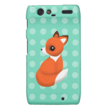 El Fox Motorola de la polca llama por teléfono al  Motorola Droid RAZR Funda