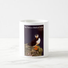 El frailecillo famoso de Shetland Tazas