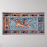 El fresco del Toreador, palacio de Knossos, Creta Posters