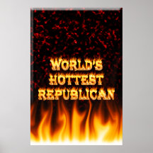 El fuego del mundo y el rojo republicanos más cali poster