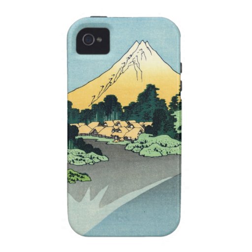El Fuji refleja en caso del iPhone 4 de Kawaguchi  iPhone 4 Fundas