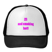 El fumar 21 caliente gorro de camionero