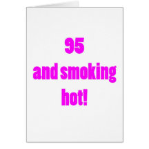 El fumar 95 caliente tarjetas