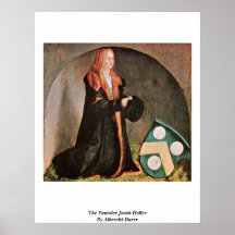 El fundador Jacob Heller de Albrecht Durer Poster