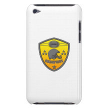 el fútbol americano defiende el escudo iPod touch protectores