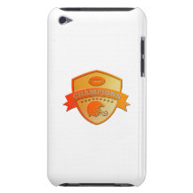 el fútbol americano defiende el escudo barely there iPod fundas