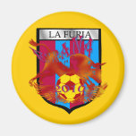 El futbol del furia del La aviva los regalos del e Iman De Frigorífico