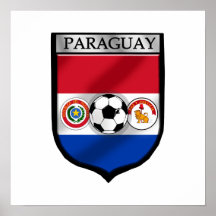 El futbol del fútbol de Paraguay aviva el escudo p Impresiones
