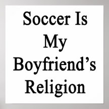 El fútbol es la religión de mi novio posters