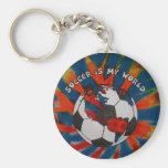 El fútbol es mi mundo llavero