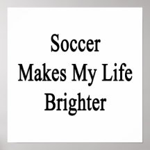 El fútbol hace mi vida más brillante impresiones