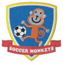 El fútbol Monkeys sudadera con capucha de las seño