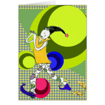 El gaitero de varios colores de Hamelin Felicitacion