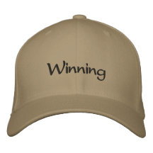 El ganar gorras bordadas