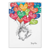 El GATITO CON EL CORAZÓN HINCHA a tarjetas del día