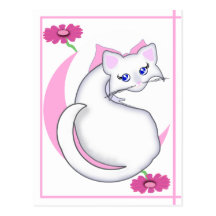 El gatito de Bianca Toon cosquilleó la postal de l