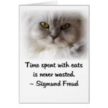 El gato de Freud Felicitaciones