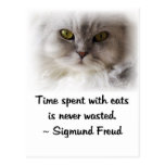 El gato de Freud Postal