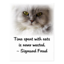 El gato de Freud Postal