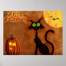 El gato de Halloween - Poster