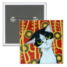 El gato de Klimt Pins