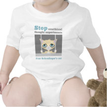 El gato de Schrodinger libre Trajes De Bebé