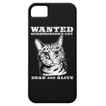 El gato de Schrodinger quiso a muertos o vivo iPhone 5 Funda