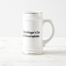 El gato de Schrodingers es claustrofóbico Taza De Café