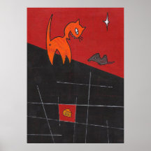 el gato del jengibre y el waterrat poster