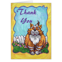 El gato lindo le agradece felicitacion 