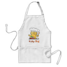 El gato puede cocinar delantales