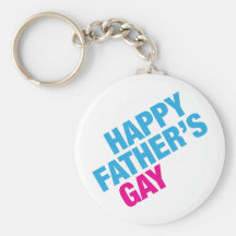 El gay del padre feliz llaveros personalizados