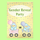 El género revela al fiesta invitaciones