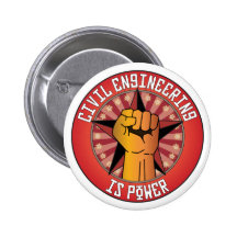 El genio civil es poder pins