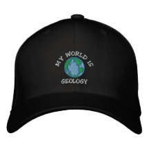 El geólogo "mi mundo es casquillo bordado de la ge gorras de beisbol bordadas