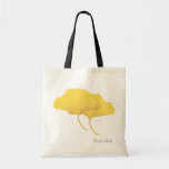 El Ginkgo de la caída sale de la bolsa de asas