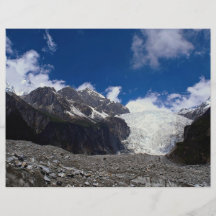 El glaciar de Hailuogou, China Tarjetón
