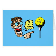 El golf I golpearía eso Felicitacion
