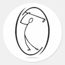 El golfista… pegatinas  